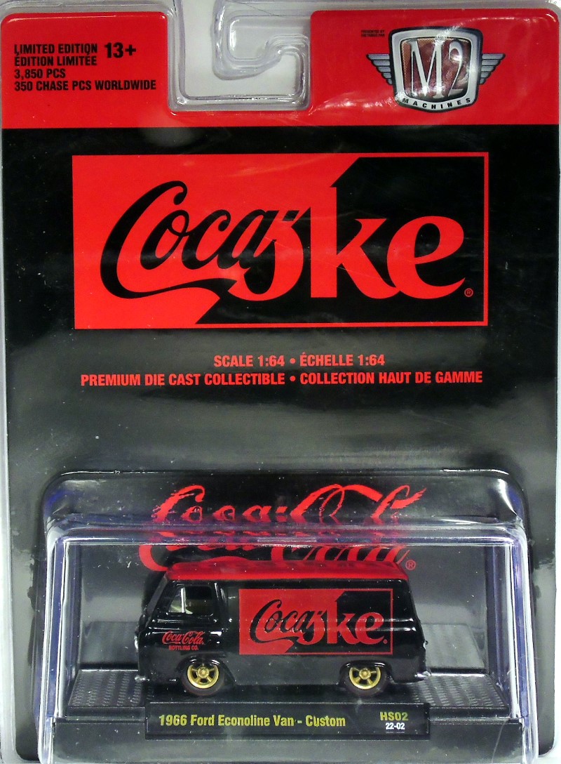 M2 Machines Hobby Dealer Exclusive Release HS02 1966 Ford Econoline Van CUSTOM COCA-COLA LOWERED CHA